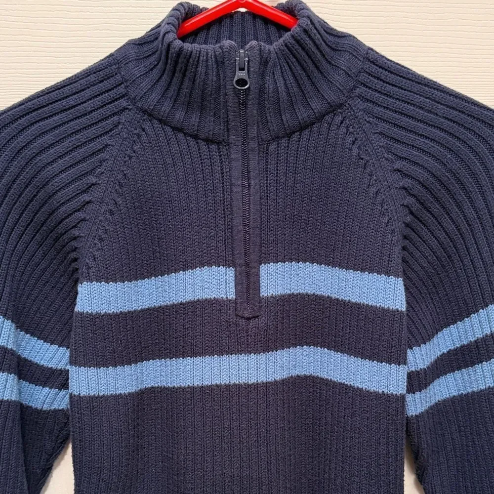 GAP Kids Navy and Blue Striped Sweater Youth Kids Size XL (12).